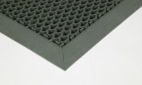 Jaguar entrance mats are assembled from modules and installed according to the customer's dimensions on a turnkey basis