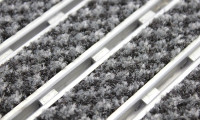 Tuulikaappimatto Silver tekstiili ritilä matto on tehokas lian pysäyttäjä sisäänkäynneissä
