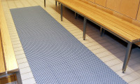 Wet area mats Lagune installed in the spa's dressing room