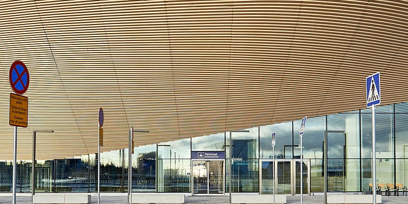 Jaguar tuulikaappimatot asennettuna uudistuneella Helsinki-vantaan lentokentällä