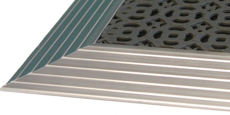 Aluminium beveled edging 9/12 mm