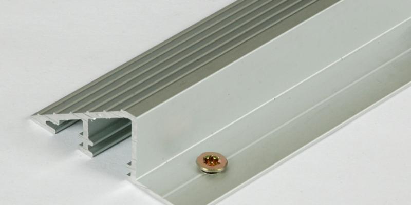 Aluminium beveled edging 16/20 mm