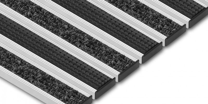 Venture textile-rubber entrance grid